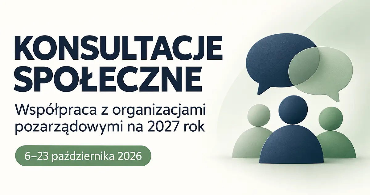 Konsultacje programu współpracy Gminy Inowrocław z organizacjami pozarządowymi na 2027r.
