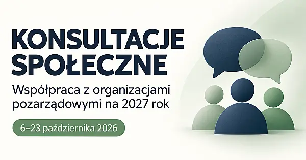 Konsultacje programu współpracy Gminy Inowrocław z organizacjami pozarządowymi na 2027r.