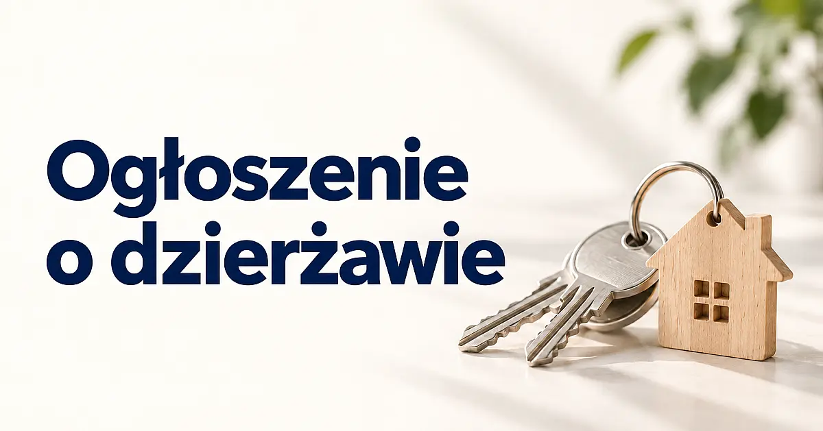 Nieruchomość przeznaczona do dzierżawy.