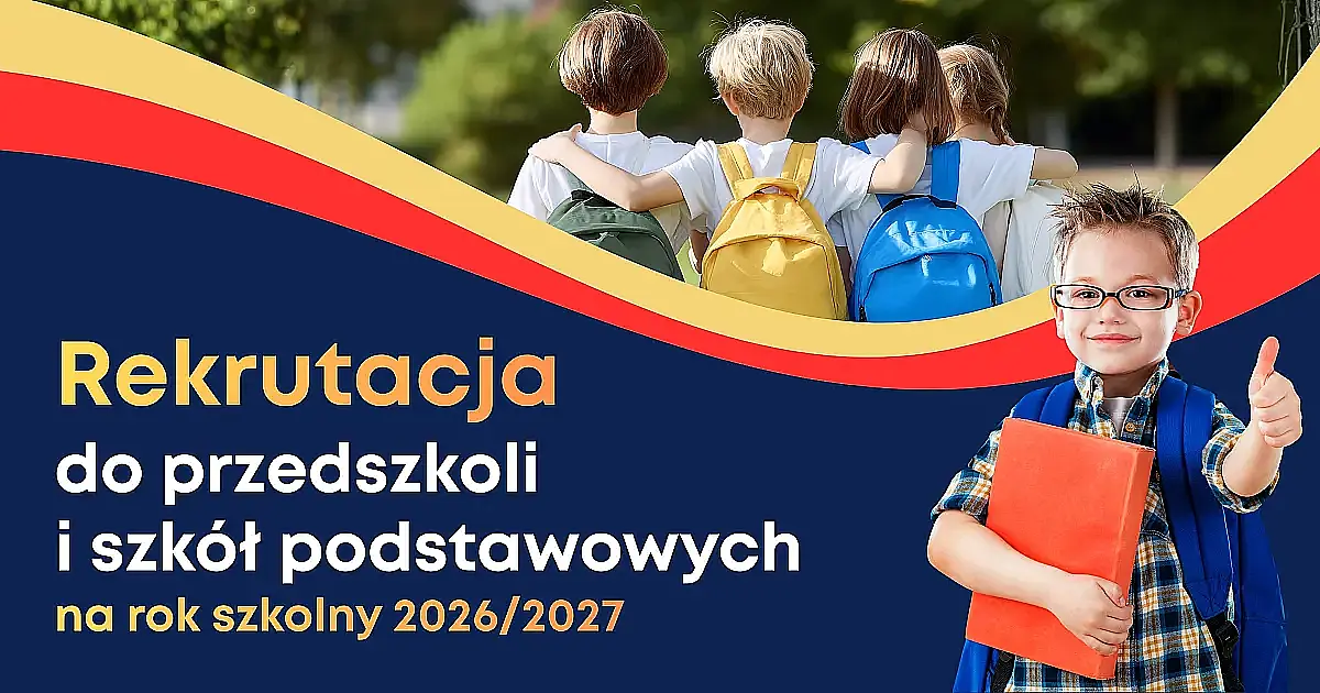 Tu dzieci rosną w siłę! Rekrutacja do przedszkoli i szkół podstawowych Gminy Inowrocław