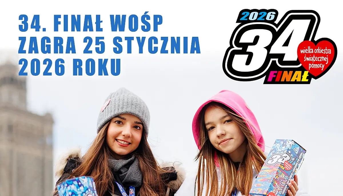 Wielka Orkiestra Świątecznej Pomocy 2026 – Zostań wolontariuszem i pomóż dzieciom!