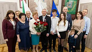 Medale za Długoletnie Pożycie Małżeńskie dla Państwa Sabiny i Pawła Klimkiewiczów