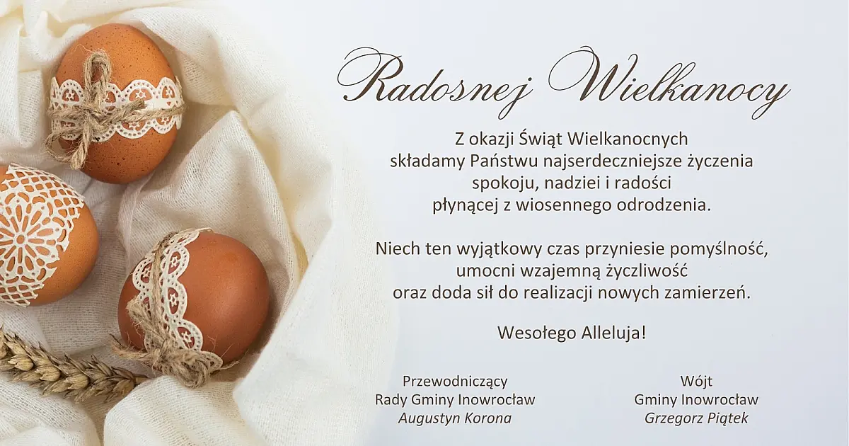 Życzenia Wielkanocne 2026