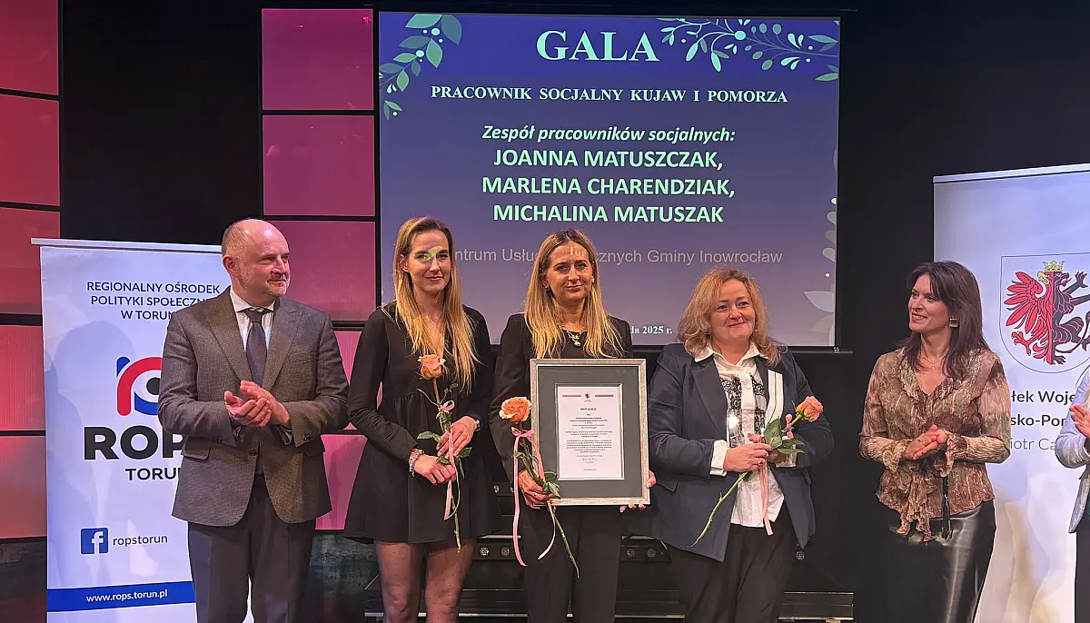 Wyjątkowe wyróżnienie dla naszego zespołu z CUS Gminy Inowrocław