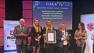 Wyjątkowe wyróżnienie dla naszego zespołu z CUS Gminy Inowrocław