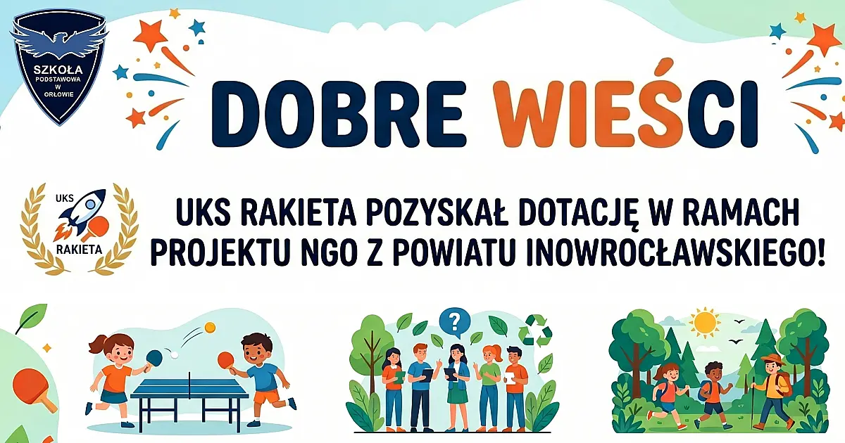 Sport, edukacja i pasja – UKS „Rakieta” z kolejnym wsparciem dla młodych