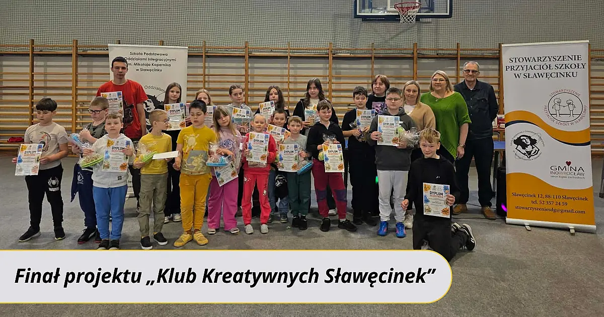 Sławęcinek tętnił kreatywnością! Wielki finał projektu za nami