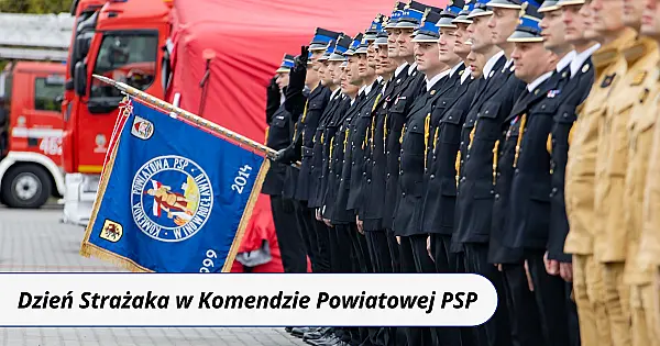 Podziw dla odwagi i profesjonalizmu. Obchody Dnia Strażaka w Komendzie Powiatowej PSP