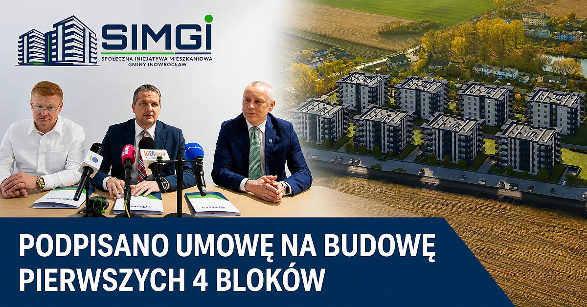 Historyczny krok dla Gminy Inowrocław: Rusza budowa nowoczesnego osiedla w Cieślinie
