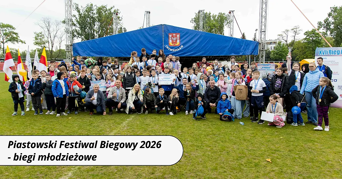 1600 młodych biegaczy i sportowe emocje! XVII Bieg Piastowski - biegi młodzieżowe