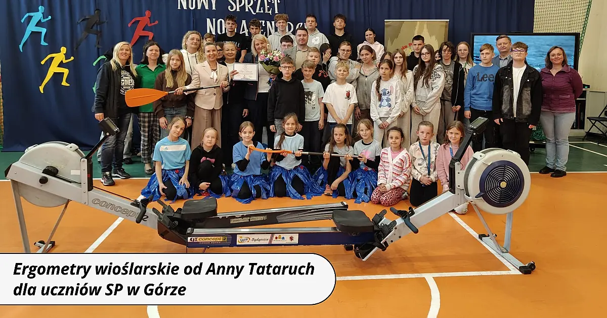 Wioślarski impuls dla młodych talentów ze Szkoły Podstawowej w Górze