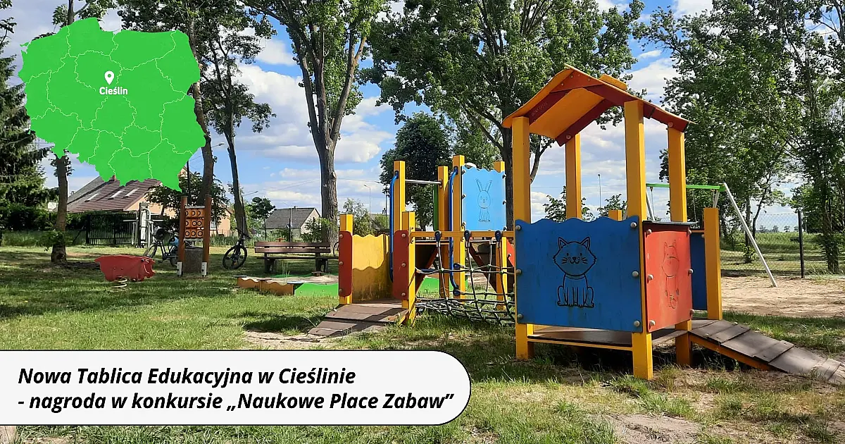 Ogólnopolski sukces Cieślina! Sołectwo wzbogaci się o nowoczesną tablicę edukacyjną