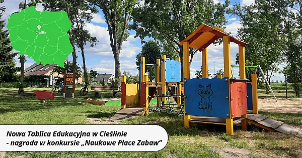 Ogólnopolski sukces Cieślina! Sołectwo wzbogaci się o nowoczesną tablicę edukacyjną