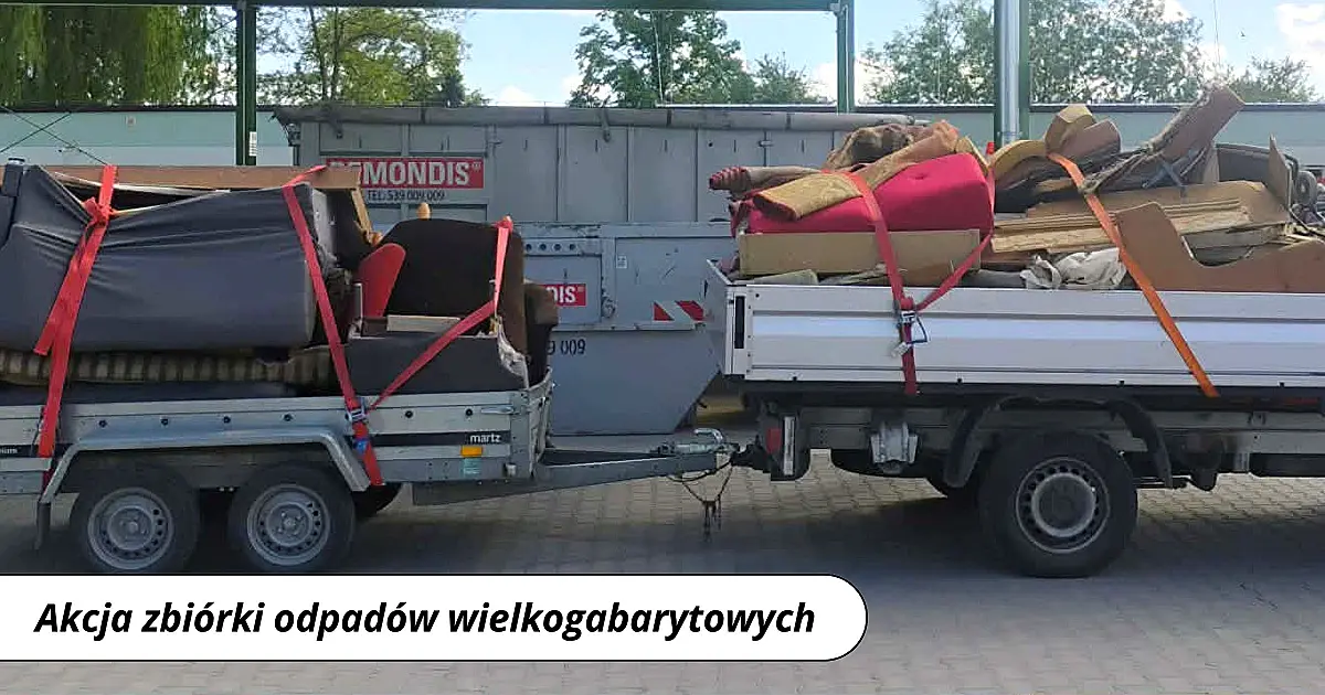Akcja zbiórki odpadów wielkogabarytowych zakończona