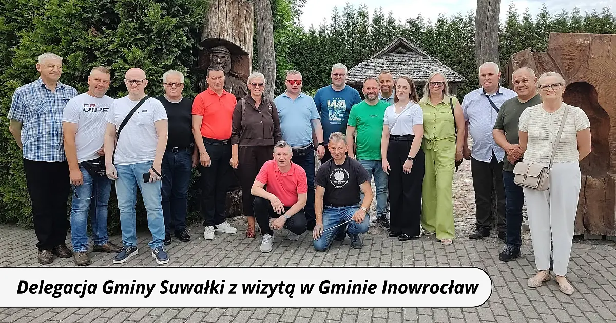 Współpraca, inspiracje i wymiana doświadczeń. Delegacja Gminy Suwałki z wizytą w Gminie Inowrocław