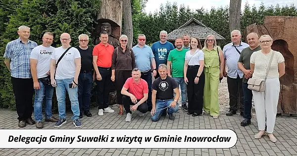 Współpraca, inspiracje i wymiana doświadczeń. Delegacja Gminy Suwałki z wizytą w Gminie Inowrocław