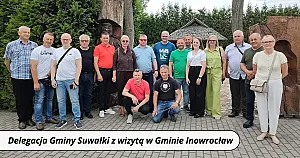 Współpraca, inspiracje i wymiana doświadczeń. Delegacja Gminy Suwałki z wizytą w Gminie Inowrocław