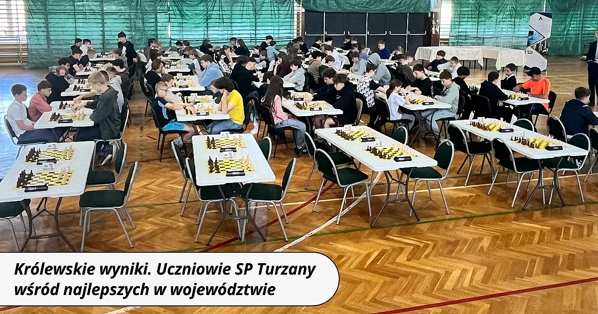Królewskie wyniki. Uczniowie SP Turzany wśród najlepszych w województwie