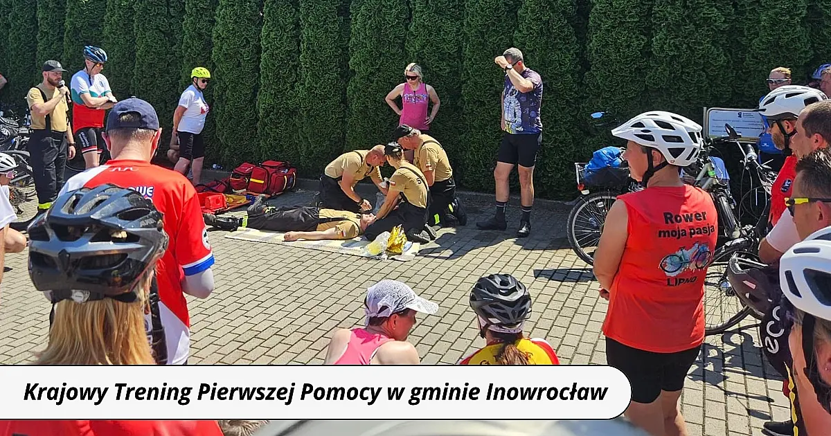 Wiedza, która ratuje życie – podsumowanie Krajowego Treningu Pierwszej Pomocy w gminie Inowrocław