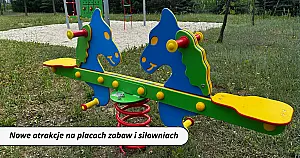 Nowe atrakcje na placach zabaw i siłowniach w naszych sołectwach