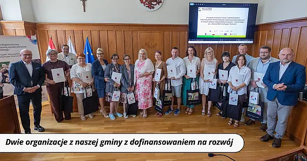Dwie organizacje z naszej gminy z dofinansowaniem na rozwój