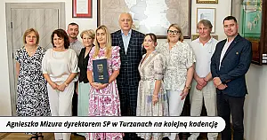 Agnieszka Mizura dyrektorem SP w Turzanach na kolejną kadencję