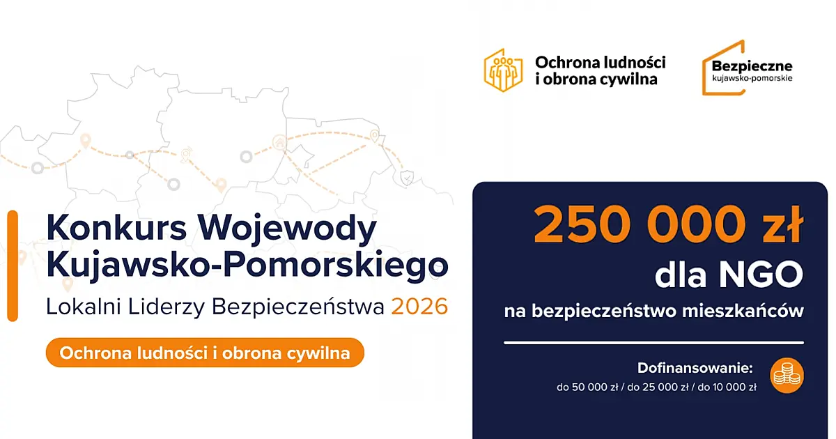 Do zdobycia nawet 50 000 zł! Ruszył konkurs „Lokalni Liderzy Bezpieczeństwa 2026”