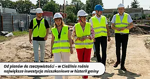Od planów do rzeczywistości – w Cieślinie rośnie największa inwestycja mieszkaniowa w historii Gminy Inowrocław
