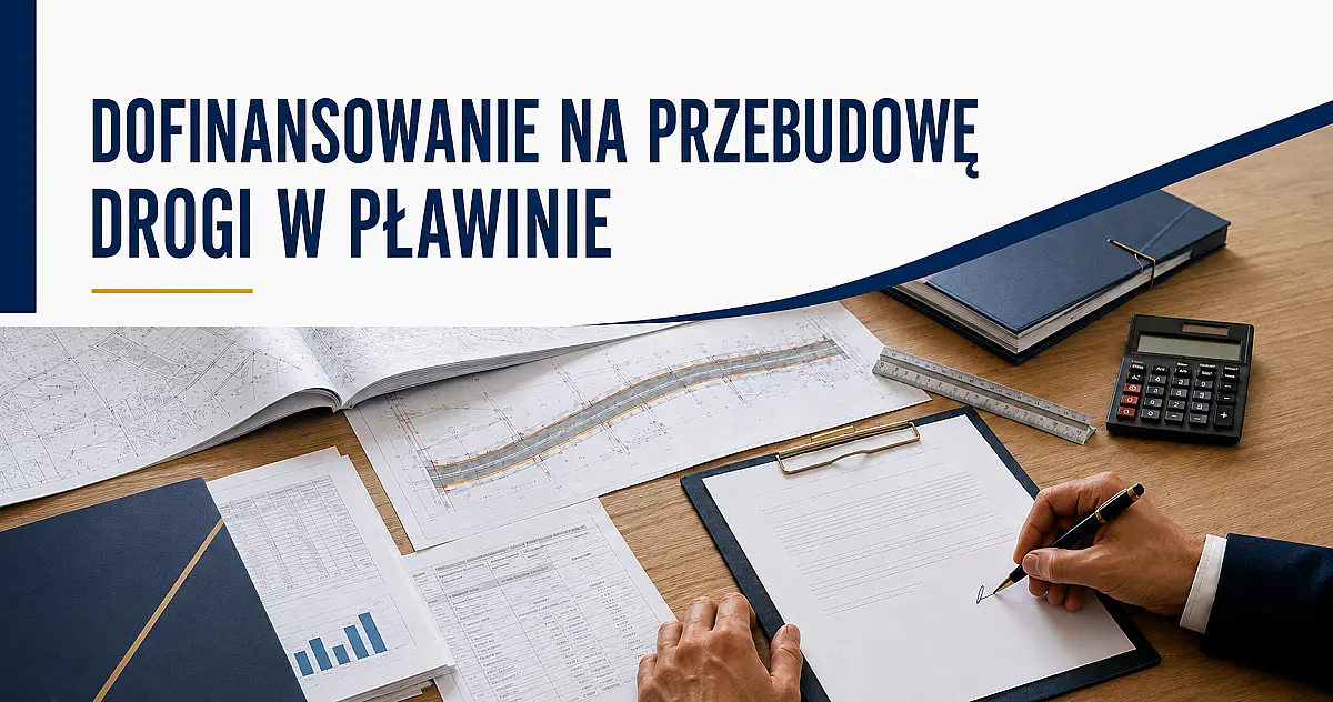 Nowa inwestycja drogowa w Pławinie