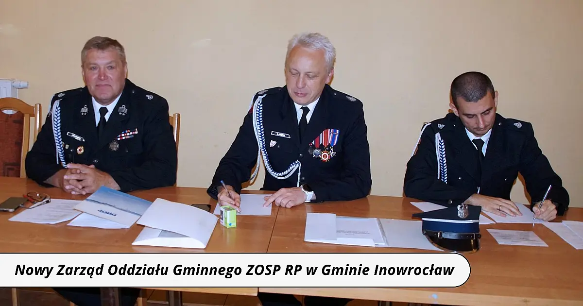 Nowy Zarząd Oddziału Gminnego ZOSP RP w Gminie Inowrocław