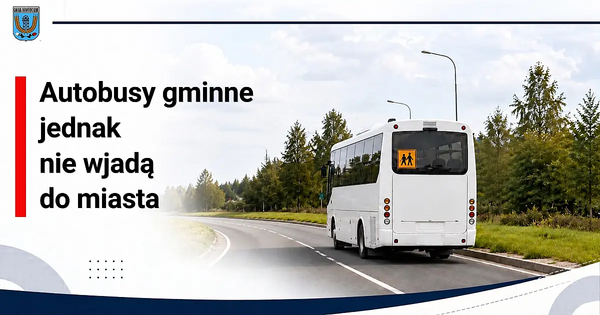 Autobusy gminne jednak nie wjadą do miasta