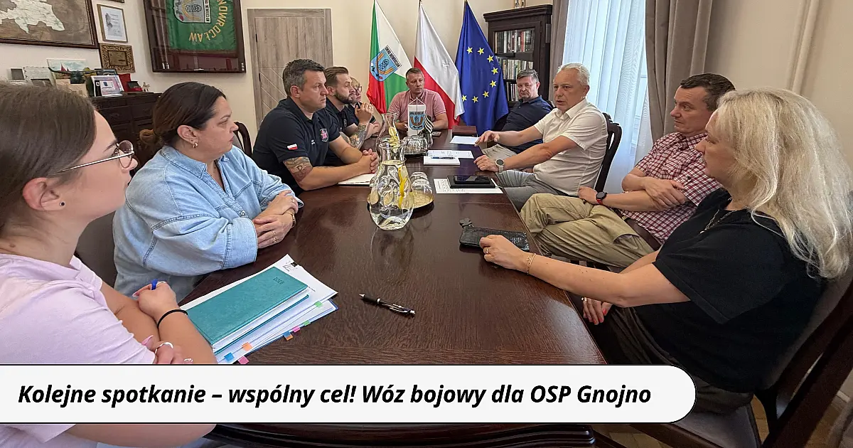 Kolejne spotkanie - wspólny cel! Wóz bojowy dla OSP Gnojno