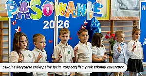 Szkolne korytarze znów pełne życia. Rozpoczęliśmy rok szkolny 2026/2027