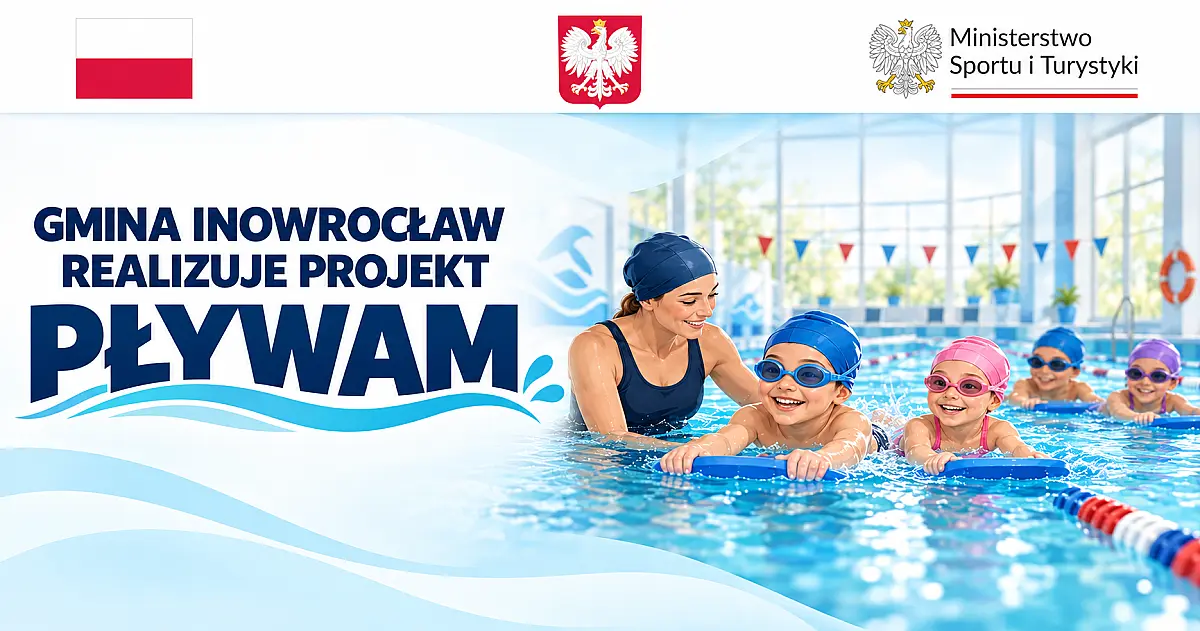 Projekt ABC Ruchu pływam – ćwiczę – zadanie nr 1 – PŁYWAM w gminnych szkołach