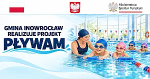 Projekt ABC Ruchu pływam – ćwiczę – zadanie nr 1 – PŁYWAM w gminnych szkołach