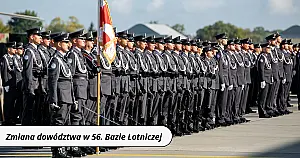 Zmiana dowództwa w 56. Bazie Lotniczej