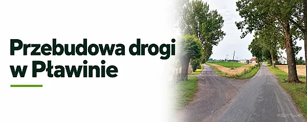 Droga w Pławinie do przebudowy. Wykonawca wybrany