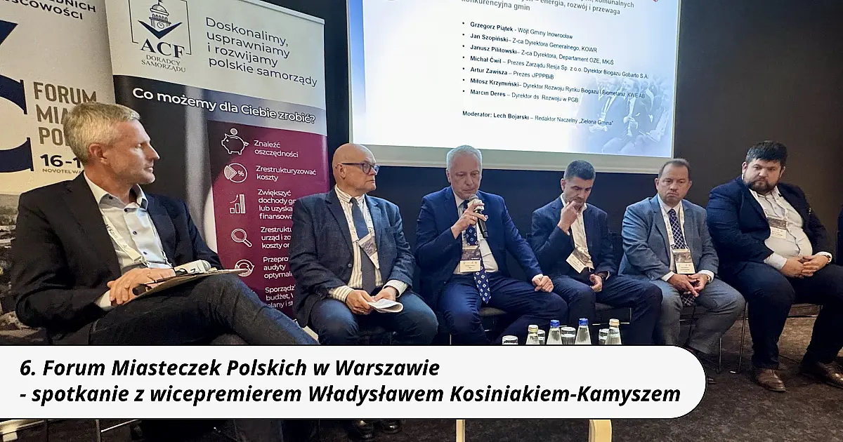 6. Forum Miasteczek Polskich - spotkanie z wicepremierem Władysławem Kosiniakiem-Kamyszem