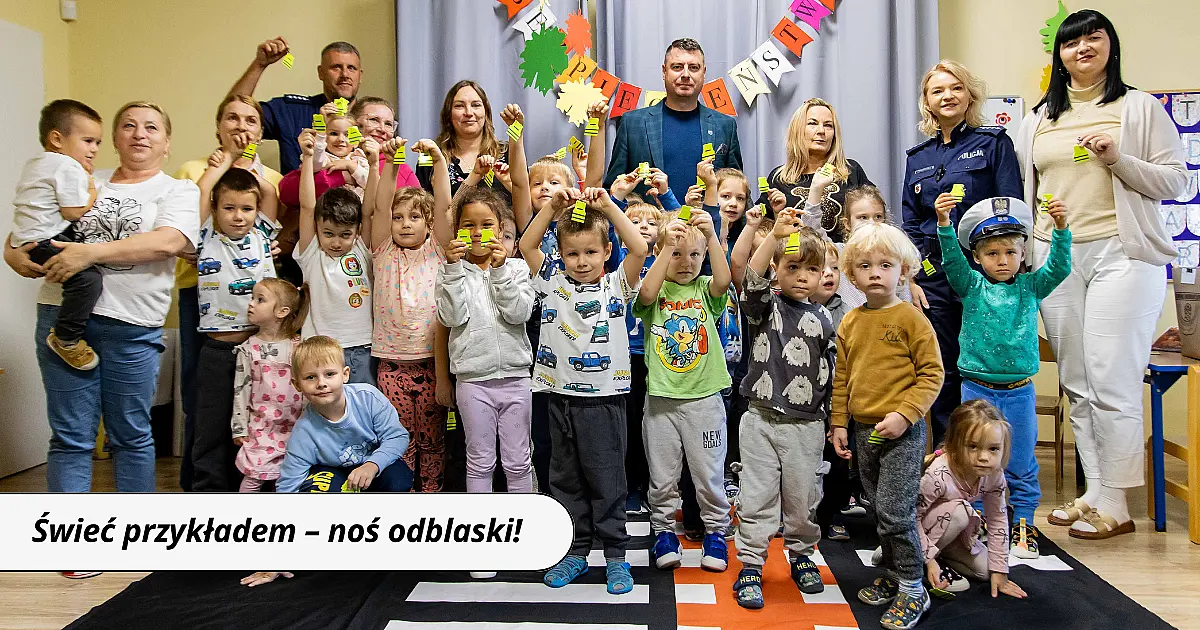 Odblaski dla dzieci ze szkół i przedszkoli Gminy Inowrocław