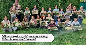 Od książkowych przygód po obrazy z natury. Biblioteka w Jaksicach inspiruje!