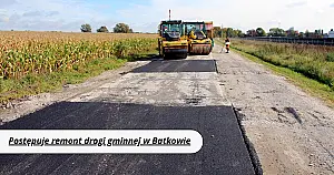 Postępuje remont drogi gminnej w Batkowie