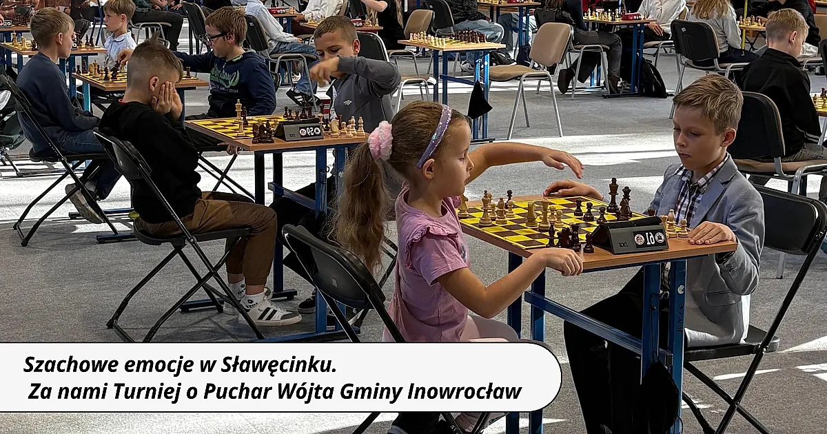 Szachowe emocje w Sławęcinku. Za nami Turniej o Puchar Wójta Gminy Inowrocław