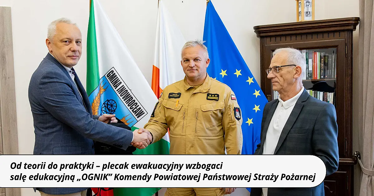 Od teorii do praktyki – plecak ewakuacyjny wzbogaci salę edukacyjną „OGNIK”