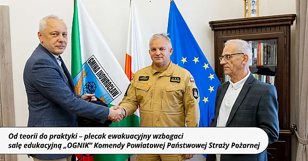 Od teorii do praktyki – plecak ewakuacyjny wzbogaci salę edukacyjną „OGNIK”