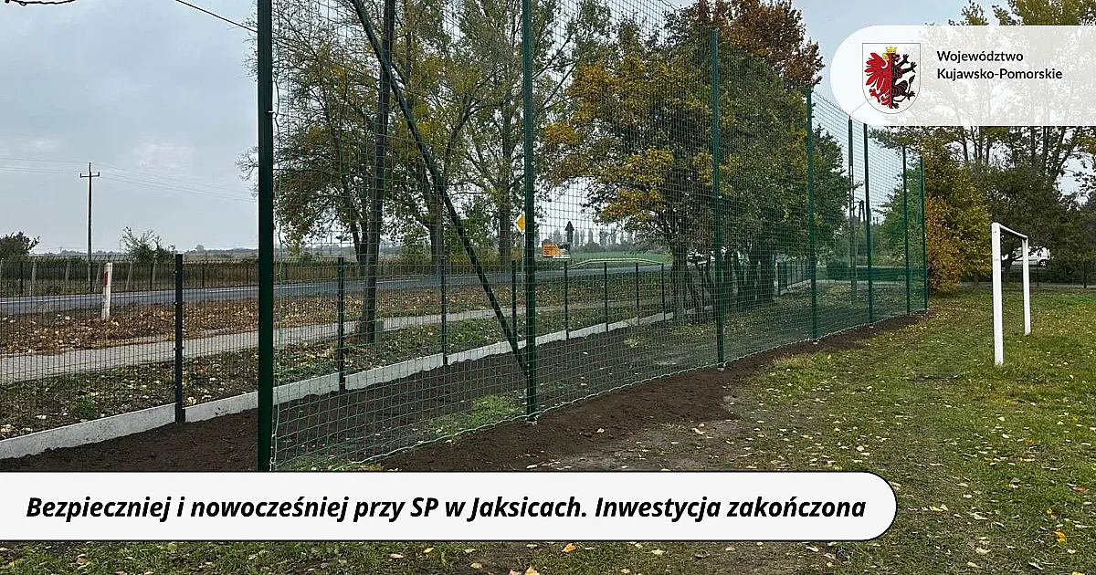 Bezpieczniej i nowocześniej przy SP w Jaksicach. Inwestycja zakończona
