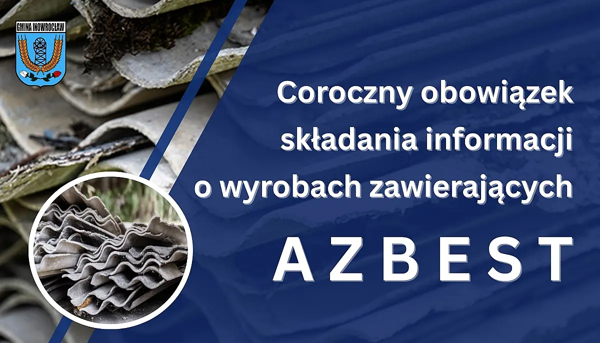 Azbest - obowiązek składania informacji