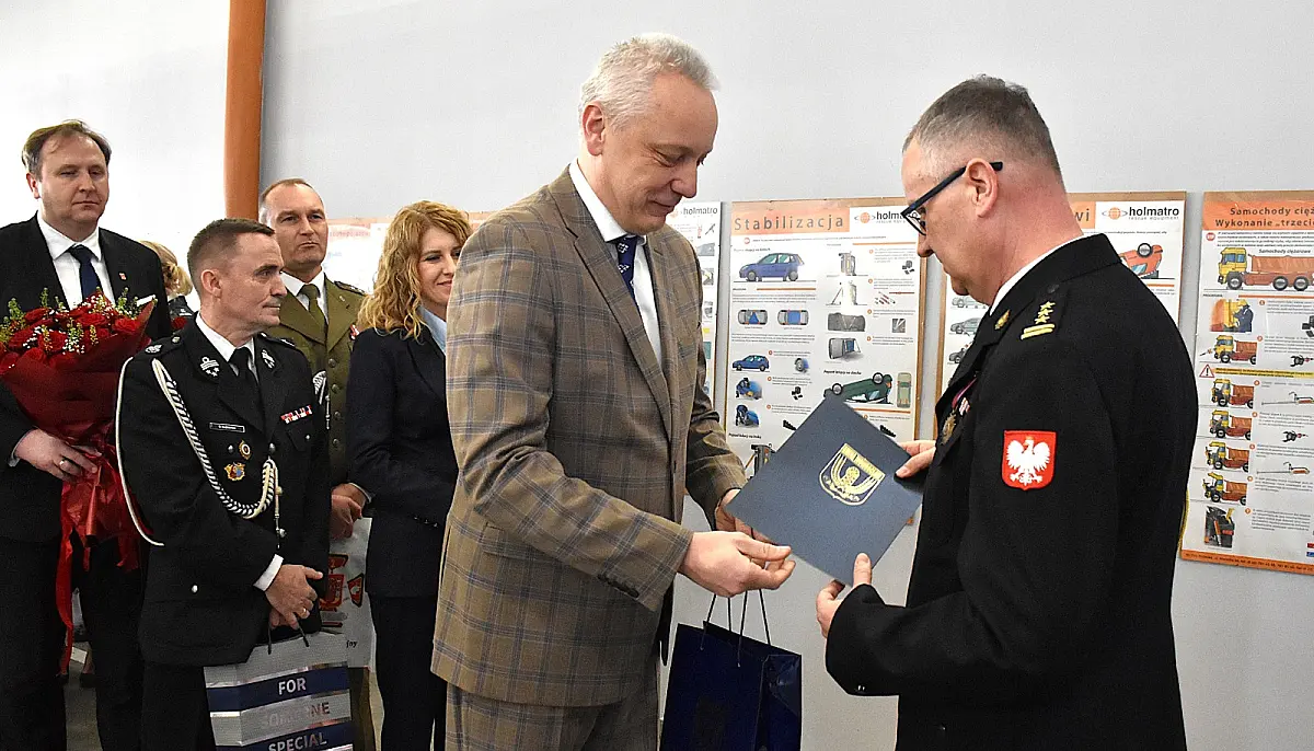 Pożegnanie Komendanta PSP w Inowrocławiu