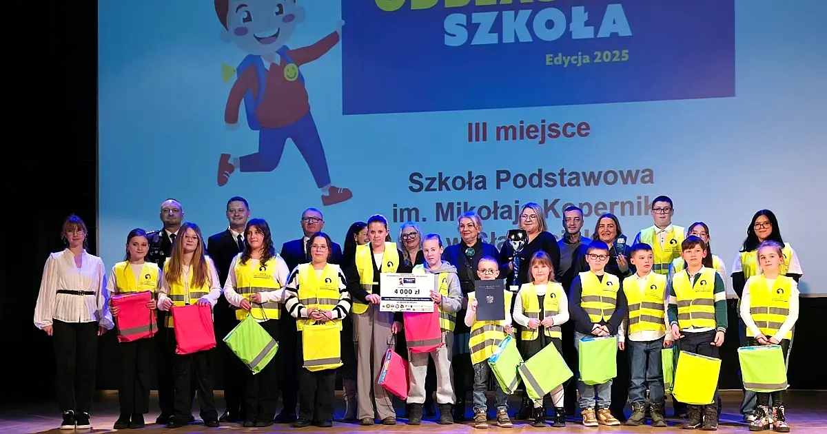 SP Sławęcinek na wojewódzkim podium konkursu „Odblaskowa Szkoła 2025”