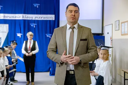 Pasowanie na ucznia w SP w Orłowie