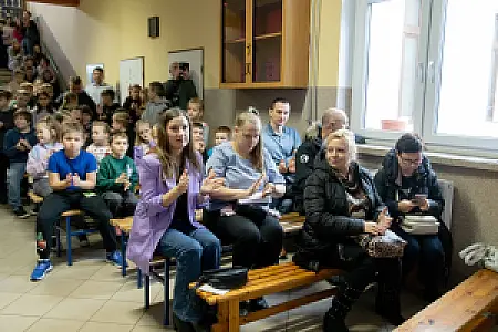 Pasowanie na ucznia w SP w Orłowie
